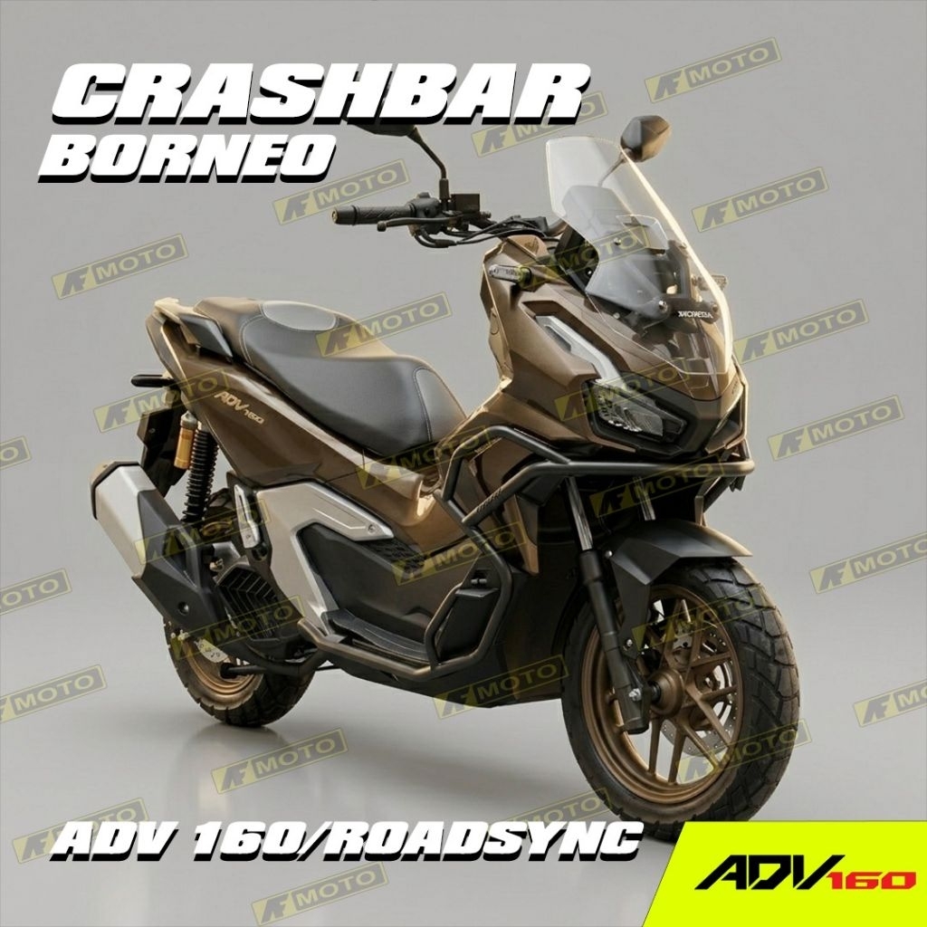 CRASHBAR BORNEO HONDA ADV 160/ROADSYNC