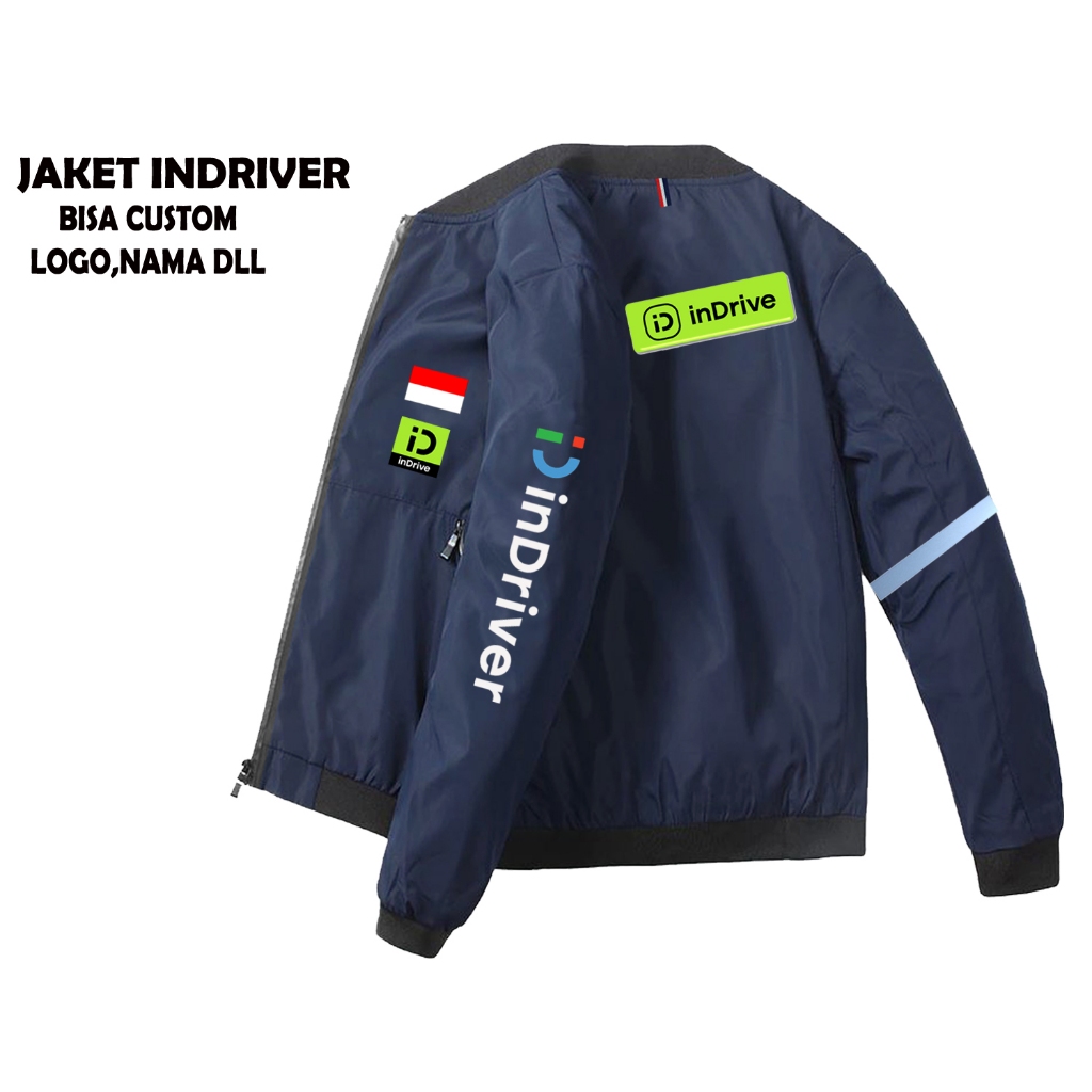 FLASH SALE!!! Jaket Bomber Indriver Terbaru Bisa Request - Jaket Bisbol Skotlet Ojek Online / Jaket 
