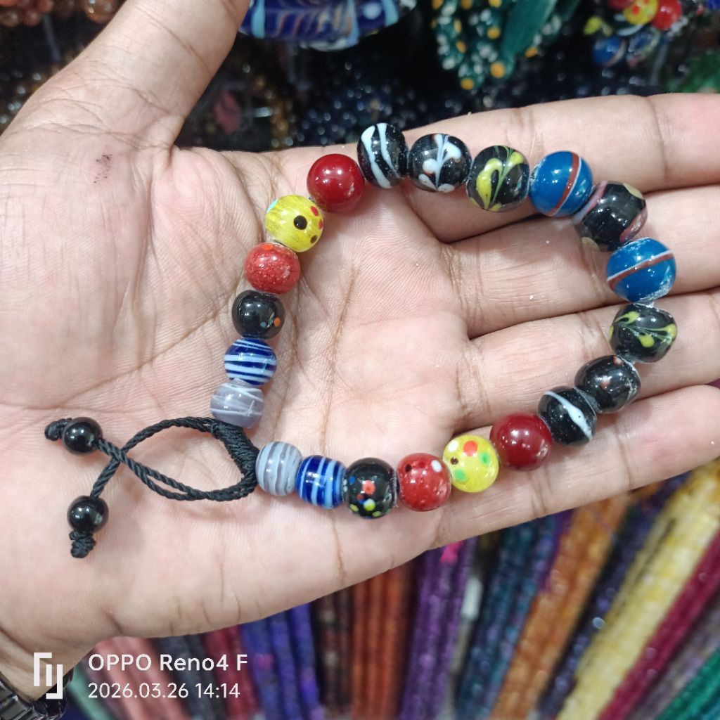 GELANG ETNIK DAYAK. BAHAN BATU MANIK. Aksesoris kalimantan