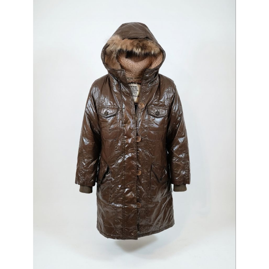 jaket kulit parka winter von dutch bekas/second/pl/preloved