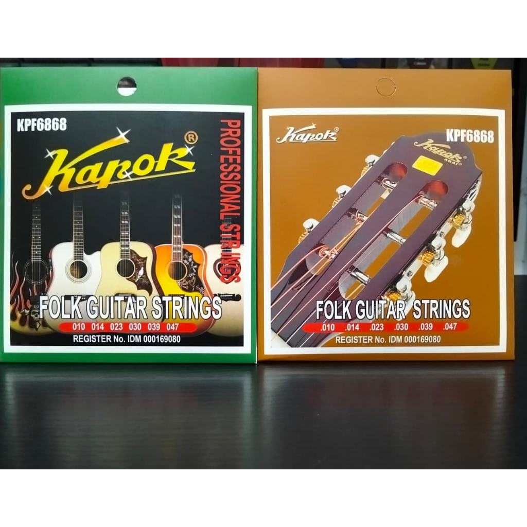 String Senar Gitar Akustik Kapok Musik 6868 Tali Gitar Set