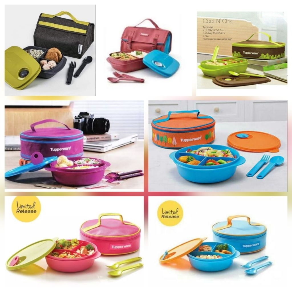 Byo lunch set tupperware / crystalwave lunch set tupperware / cwl tupperware / fit to go tupperware