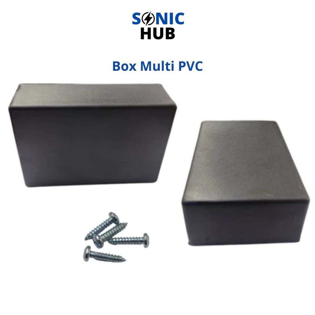 Box Kotak Hitam Elektronik DIY Box Multi Serbaguna PVC
