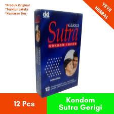 Sutra Kondom Impor Bergerigi 12 Pcs