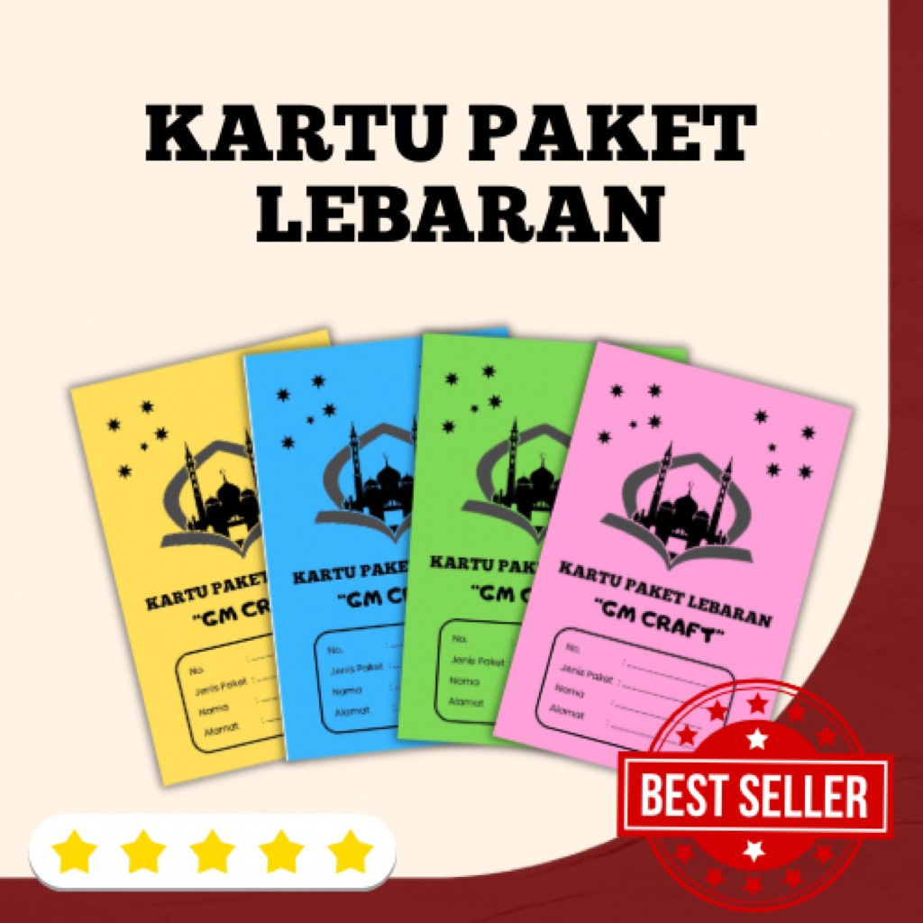 KARTU PAKET LEBARAN | KARTU SEMBAKO CUSTOM