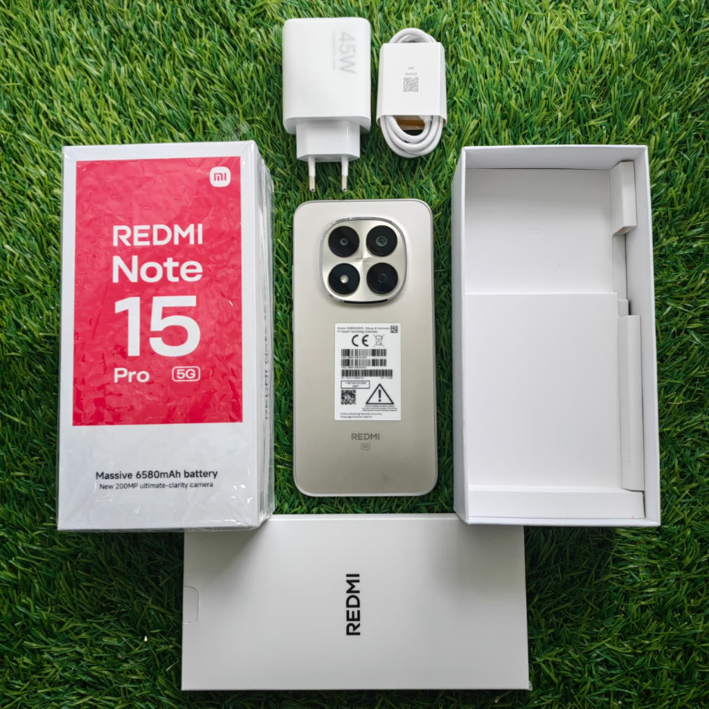 XIAOMI REDMI NOTE 15 PRO 5G SECOND 12/512GB & 8/256 HP SECOND HP SEKEN HP BEKAS HP MURAH