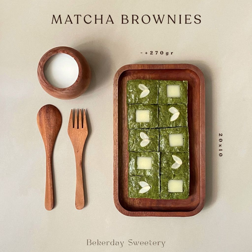 Matcha Fudgy Brownies | Bandung