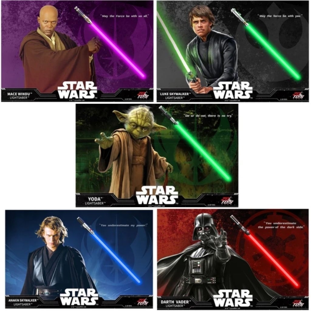 Star Wars Mace Windu Luke Skywalker Anakin Skywalker Yoda Darth Vander Lightsaber Original