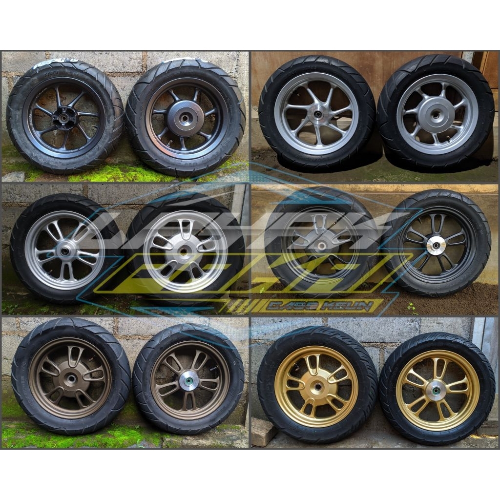 velg original scoopy ring 12 PNP bubut beat scoopy vario 110 genio spacy