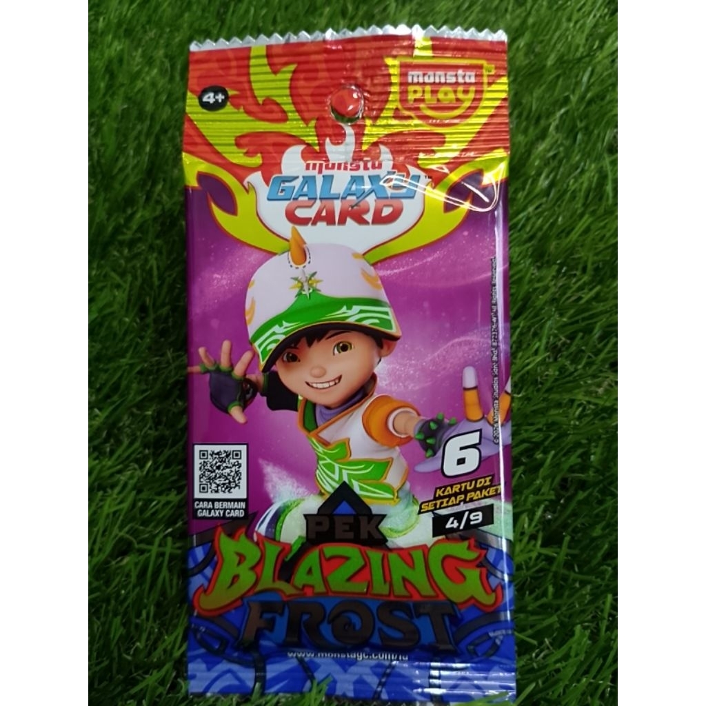 Monsta Galaxy Card Pek Blazing Frost Pek 4/9 Boboiboy Indonesia Sori A