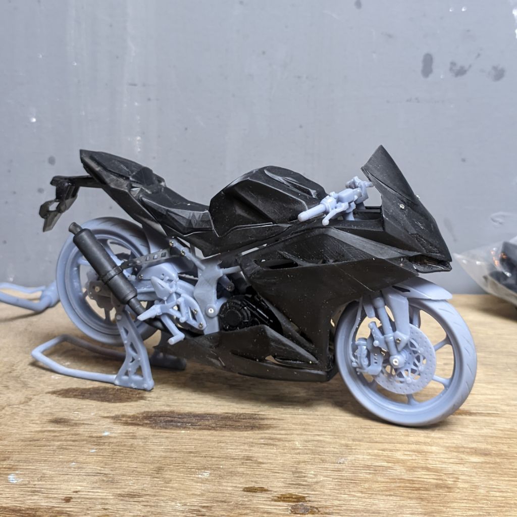 WXZ FACTORY miniatur honda cbr250rr 3d print sakala 1:12