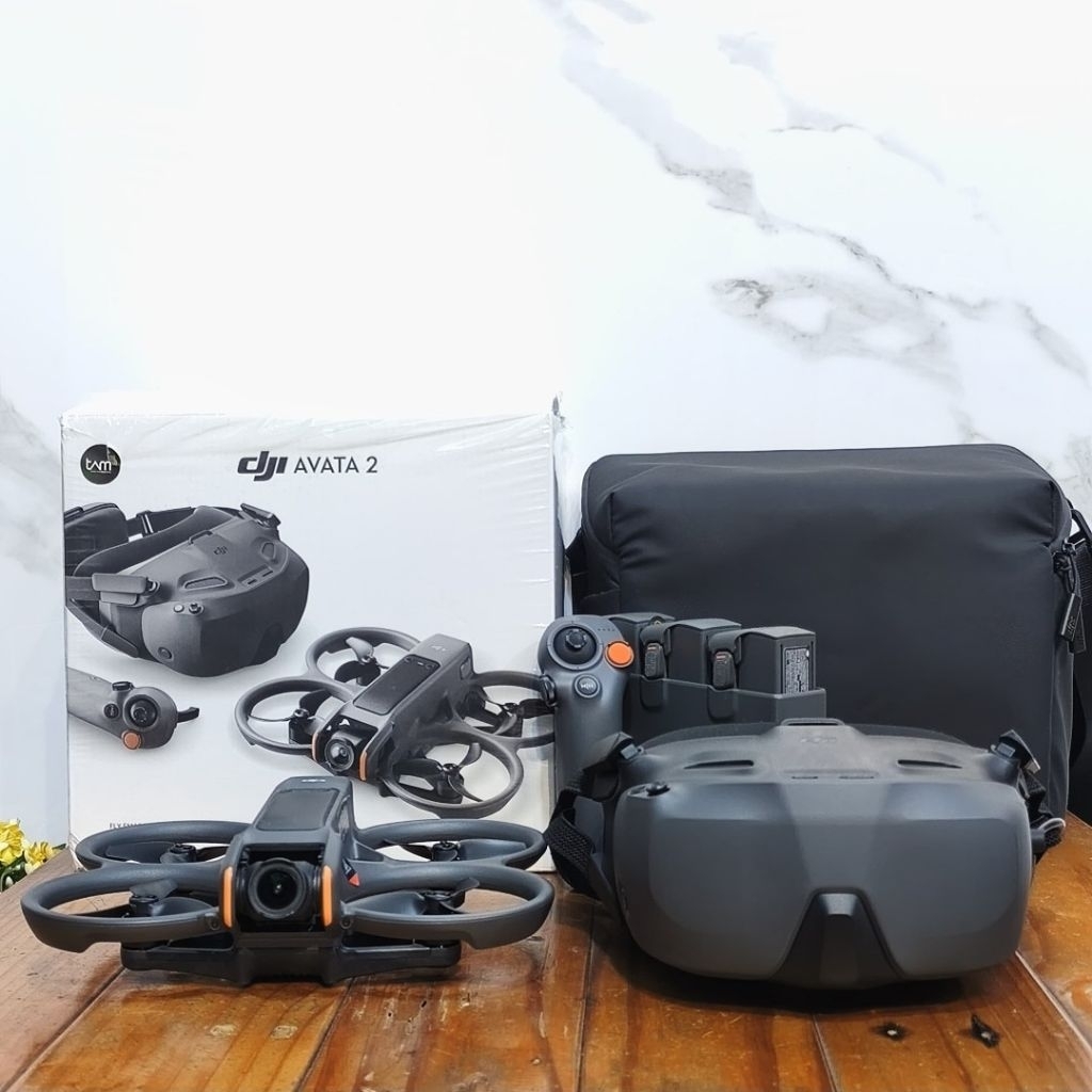 DJI Avata 2 smart combo 3 batery + remote fpv 3 goggles n3 dji fpv remote controller 3 free tas slin