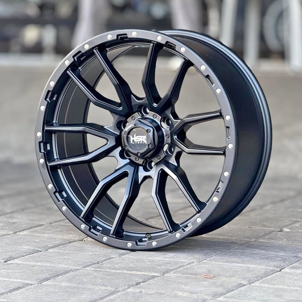 Velg Mobil Ofroad Ring 18 Lobang 6 Cocok Untuk Mobil Pajero Fortuner Hiluk Dll HSR OKASHI