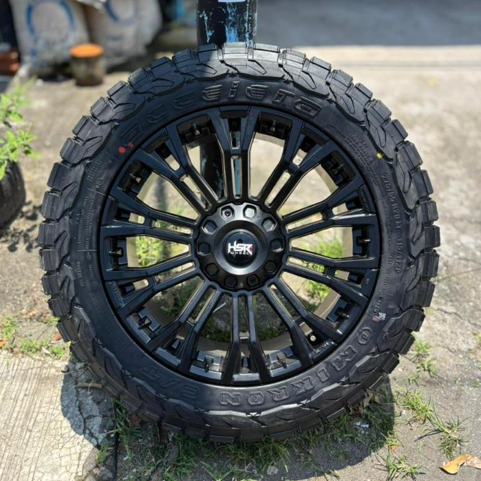 Paket Velg HSR MYTH02 R20 dan Ban Offroad Mobil Hilux, Triton, Ford Ranger, Pajero, Fortuner