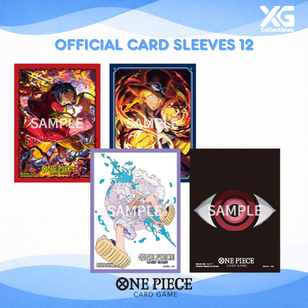 One Piece Card Game TCG Official Sleeves 12 Monkey D Luffy Imu Sabo Gold D Roger Sleeve Original OP