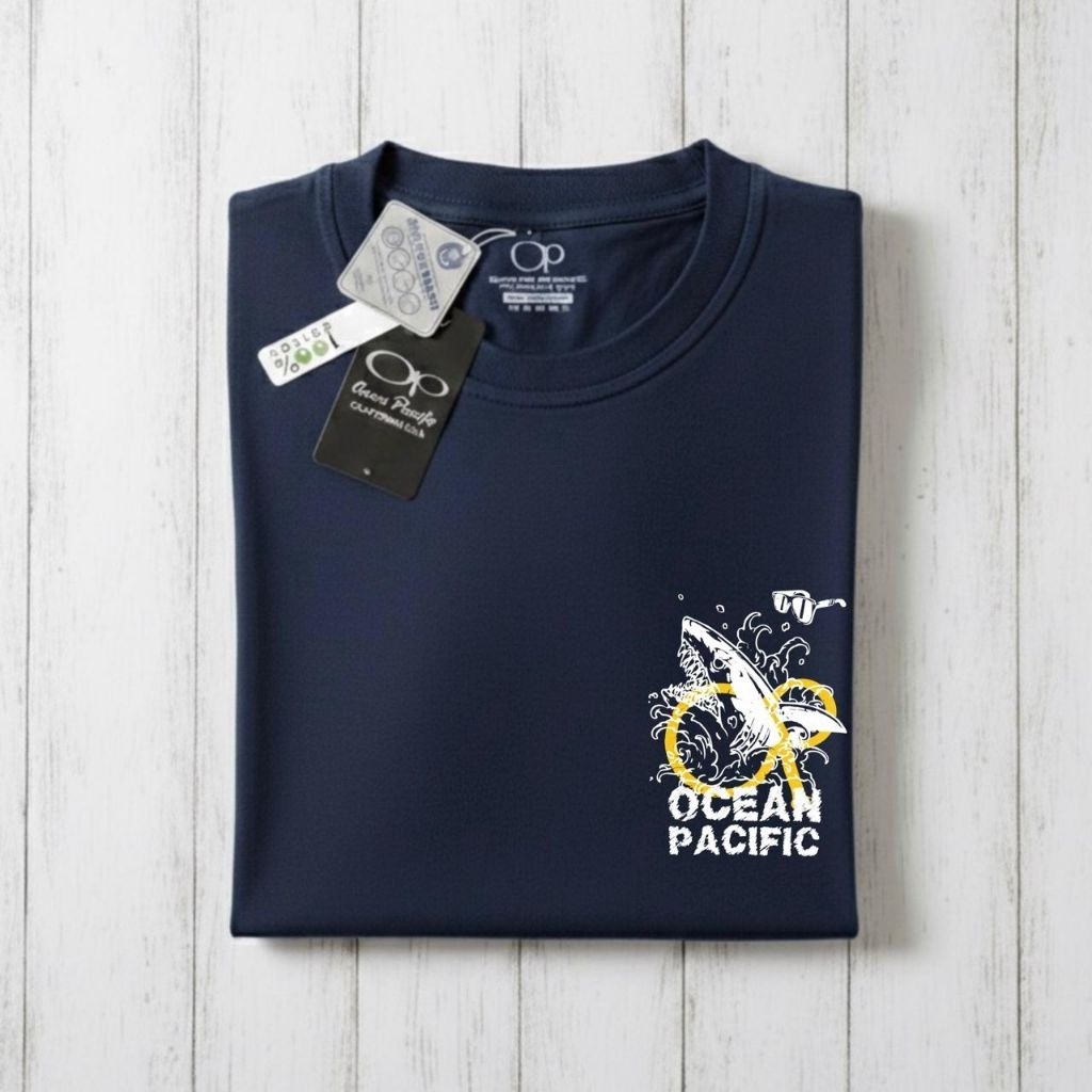 Kaos Ocean Pacific OP Original Made in Usa Terlaris
