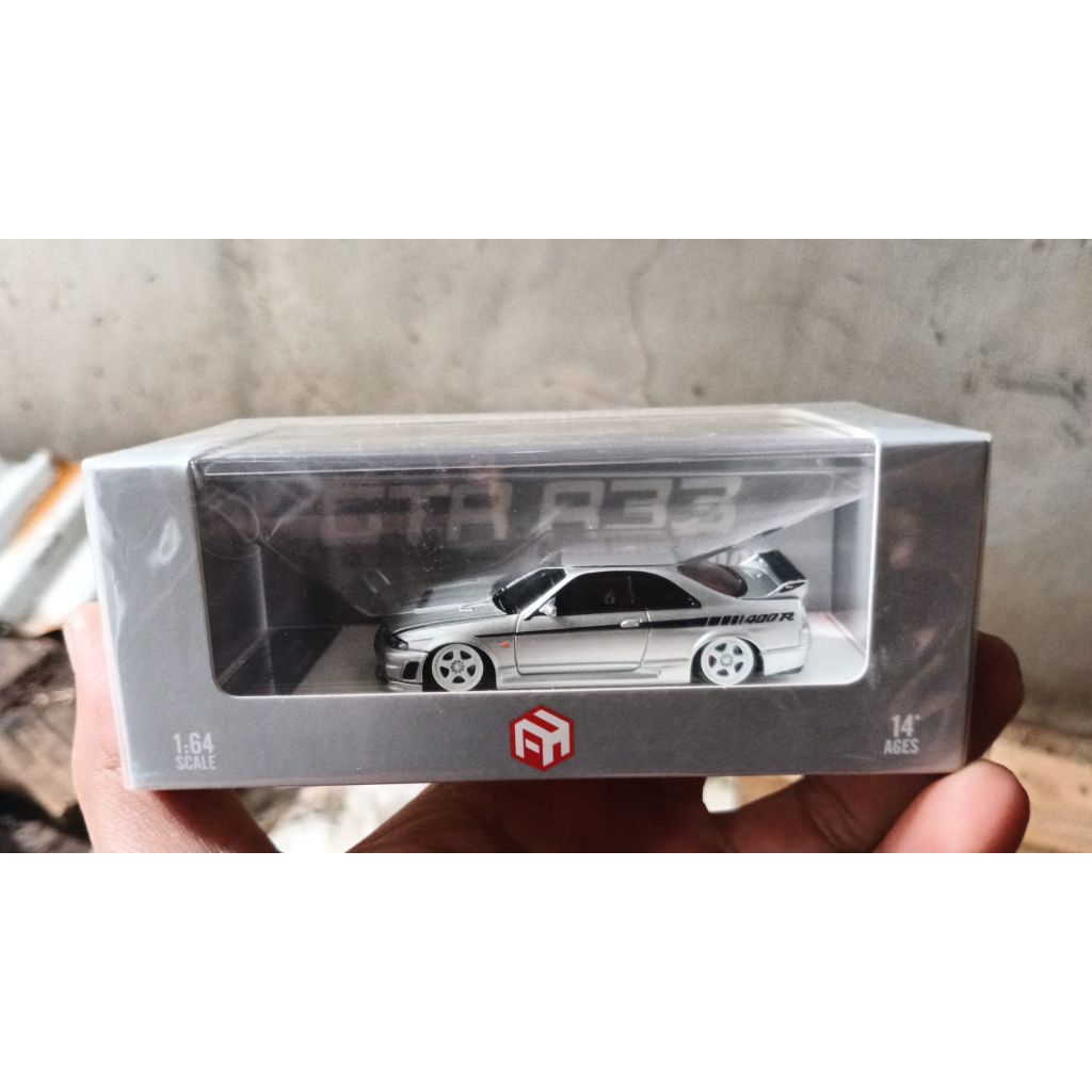 Focal Horizon 1:64 R33 Nismo 400R Silver (segel)