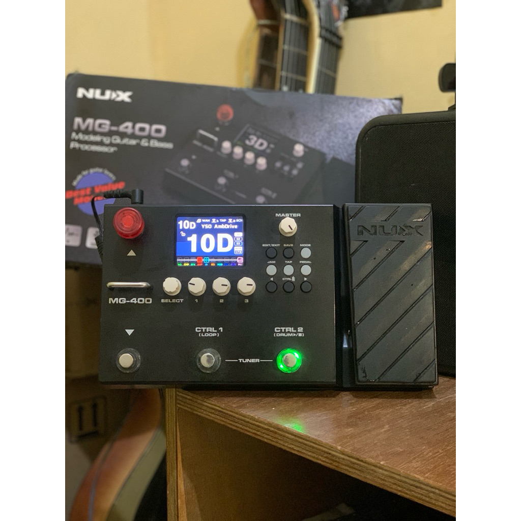efek gitar akutik elektirk dan bass NUX MG 400