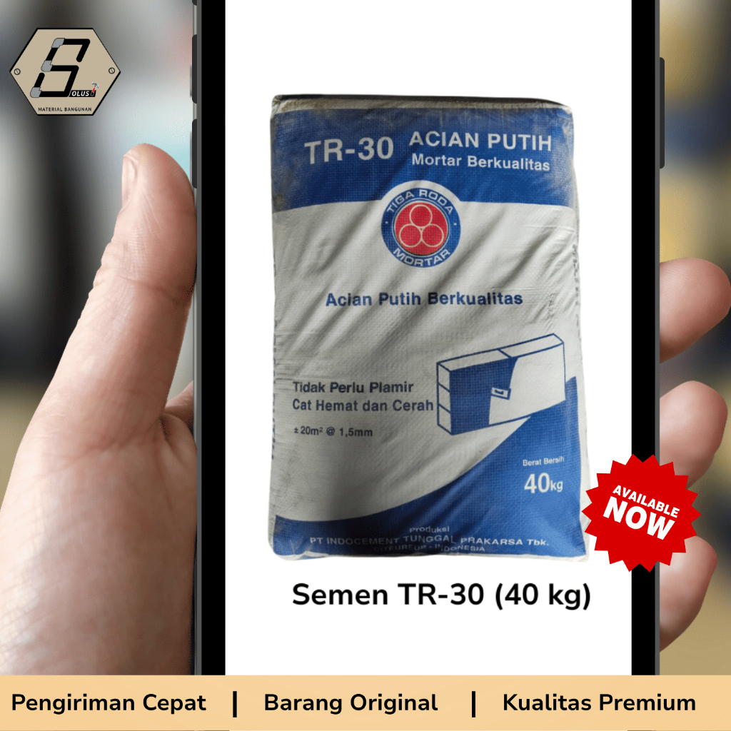 SEMEN ACIAN PUTIH TIGA RODA TR 30