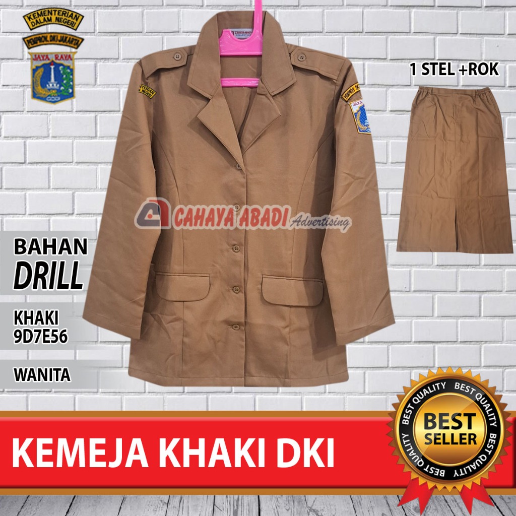 Seragam PEMDA KHAKI PNS DKI Wanita Baju PEMDA KHAKI PNS DKI Wanita 9D7E56