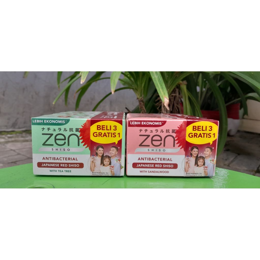 Sabun Mandi Batang Zen Antibakteri Isi 4