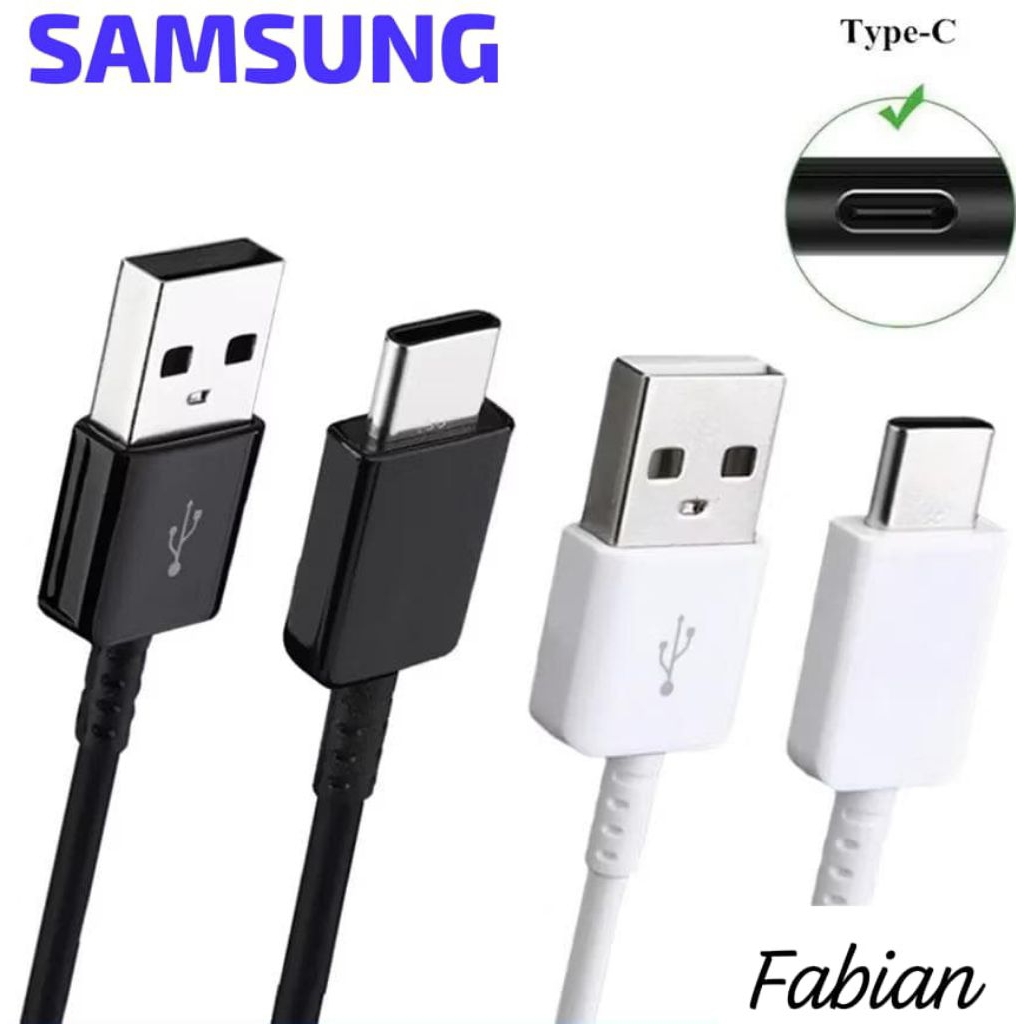 Kabel data charger samsung TAB A7 / A8 original type c cable