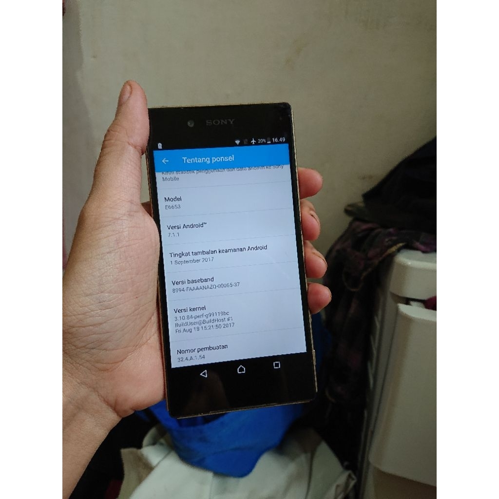 Lcd Sony Xperia Z5 big original copotan