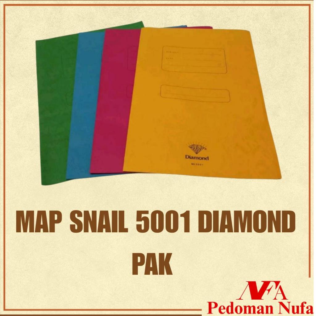 MAP KERTAS SNAIL DIAMOND 5001 MERAH,KUNING,HIJAU,BIRU /PAK