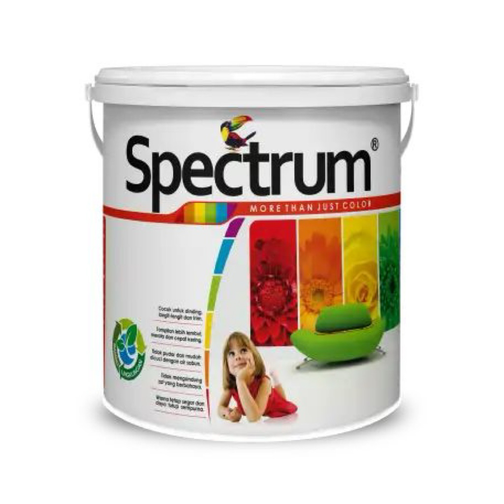 SPECTRUM CAT TEMBOK 28KG PUTIH