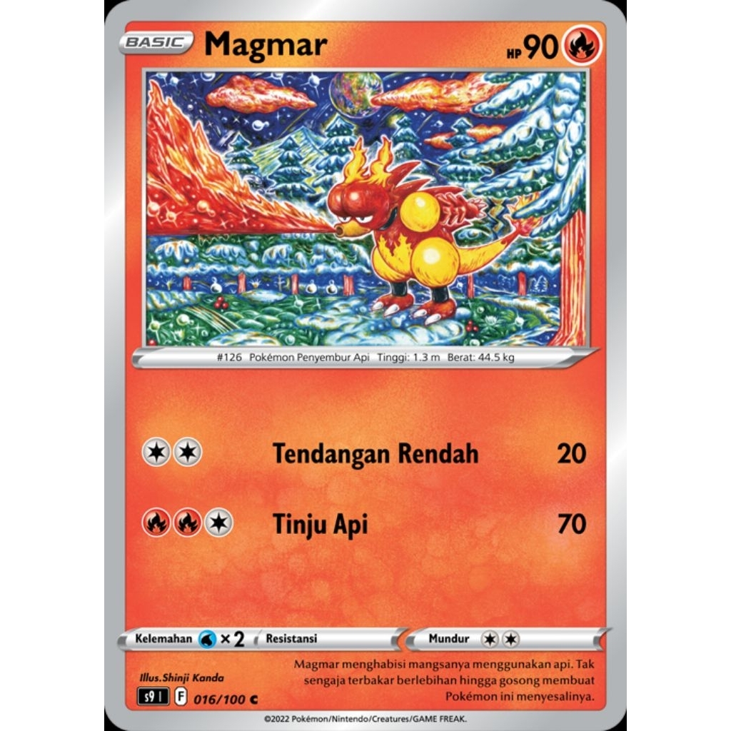 Tcg Pokemon Magmar Shinji Kanda C 2022