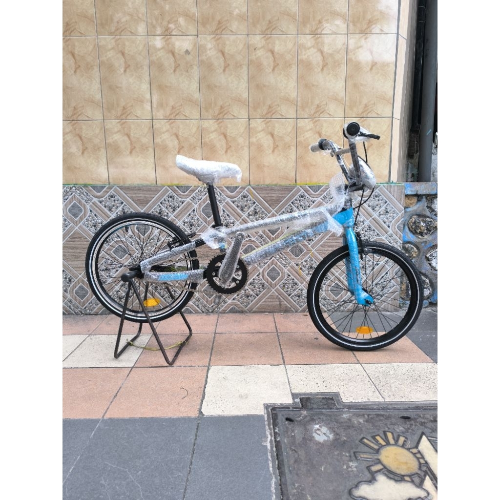 Sepeda Bmx Ban 20 Polygon Razor Biru Modif Ban Gear Jangkrik Limited Edition