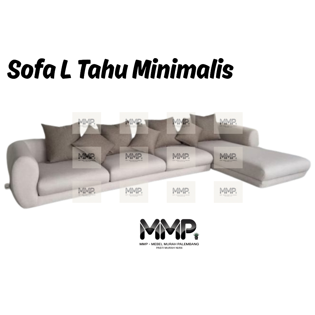 Sofa L Tahu Minimalis | Sofa L Minimalis Murah Palembang