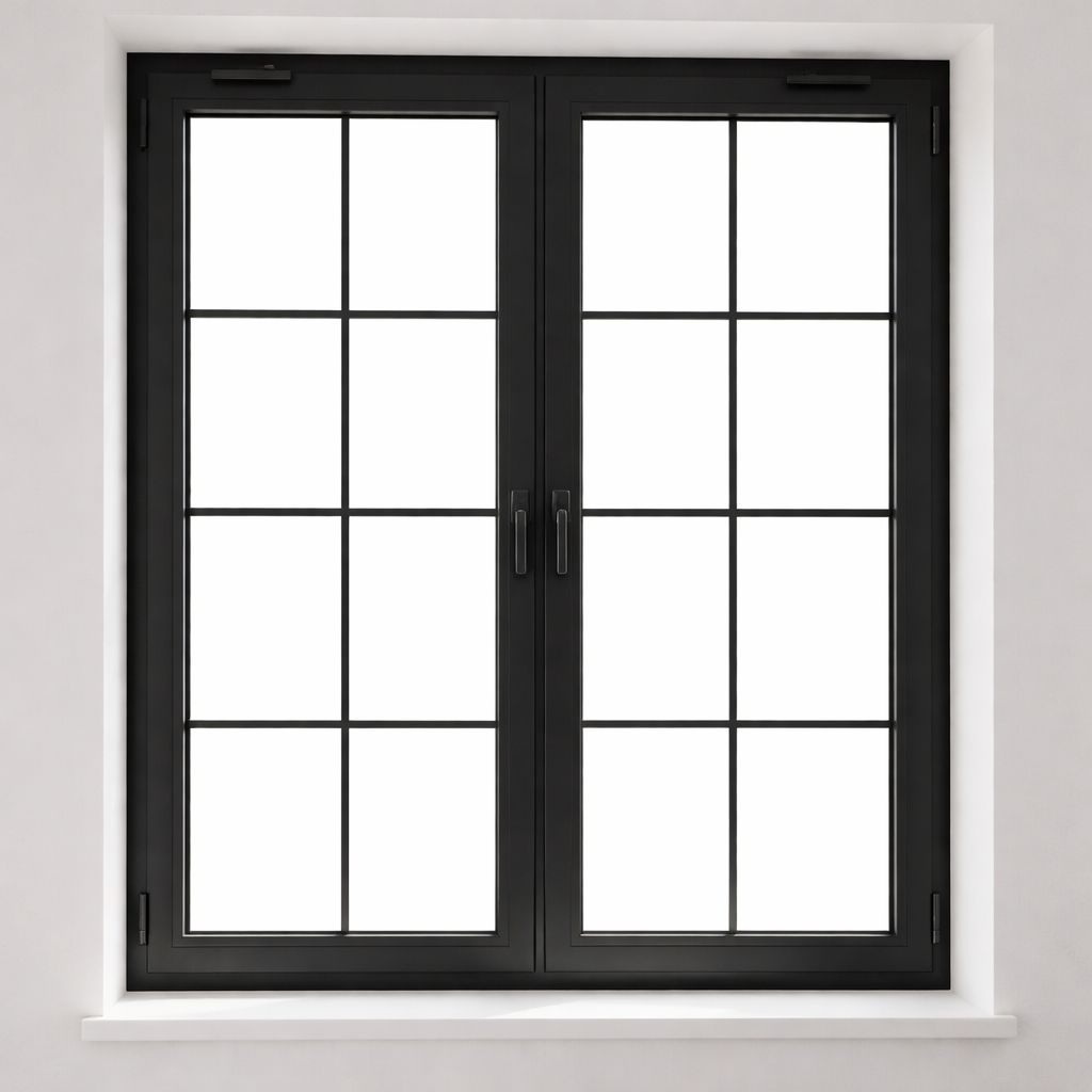 Jendela kusen aluminium ornamen uk 120x120