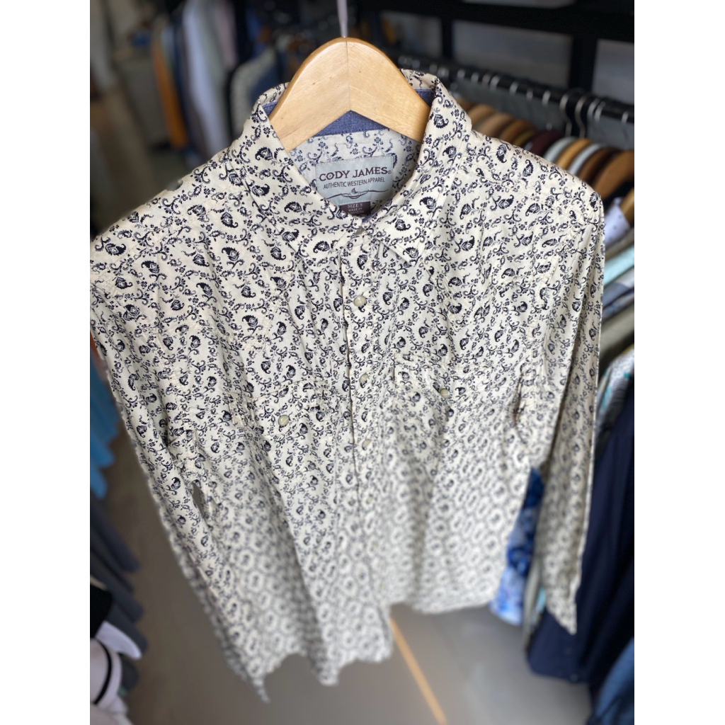 Kemeja Semi Batik Cody James Lengan Panjang Pria