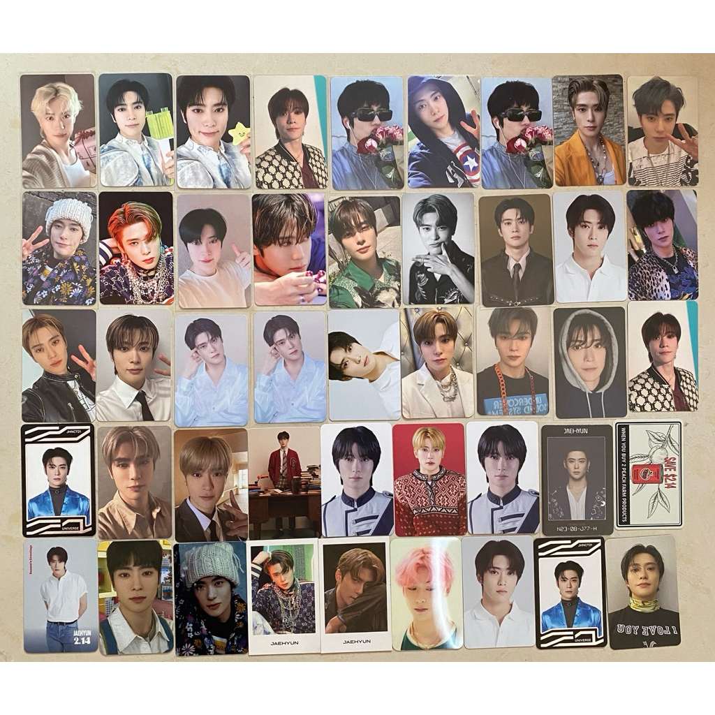 JAEHYUN NCT 127 NCT127 OFFICIAL PHOTOCARD PC MAKE A WISH TRADING CARD STICKER PERFUME UNIVERSE DICON