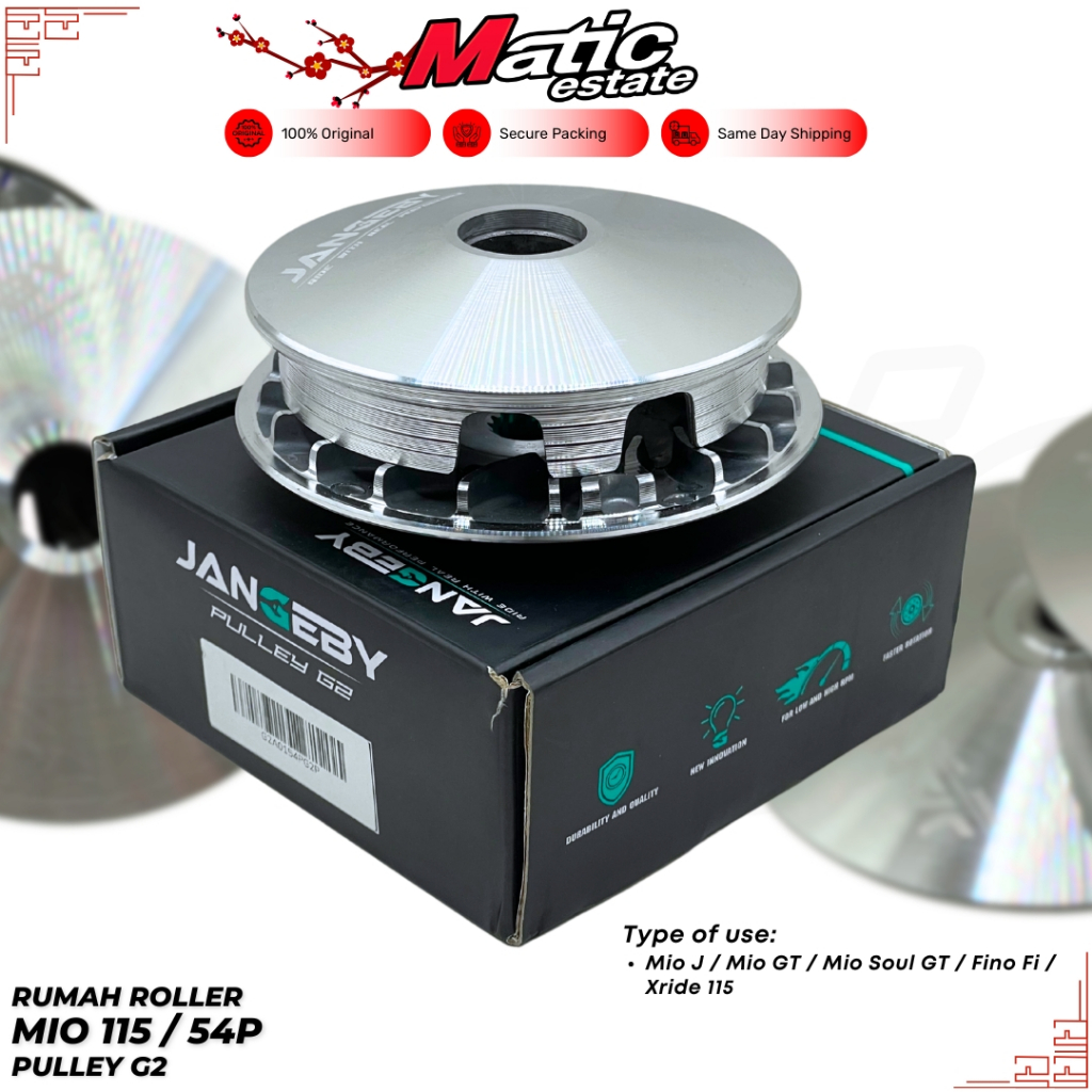 JANGEBY Custom Pulley Mio J 54P 13.8 Rumah Roller Mio GT Soul GT 115 Fino Fi Xride 115 Original