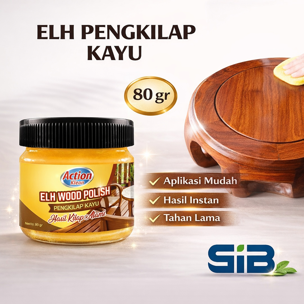 ELH Pengkilap Kayu Wood Polish Pengkilap Perabotan Kayu Meja Kayu Kursi Kayu Patung Kayu Lantai Kayu