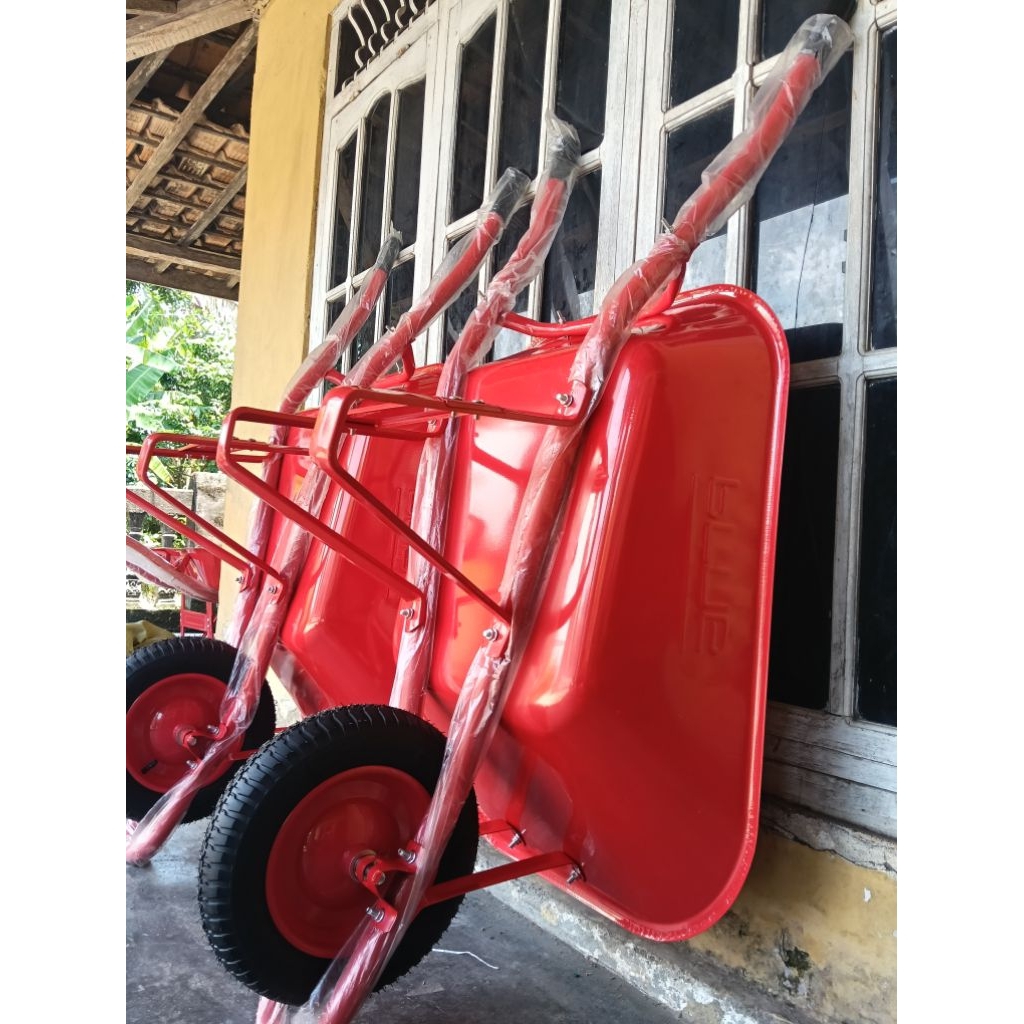 Gerobak Sorong / Lori / Angkong Bak Besi