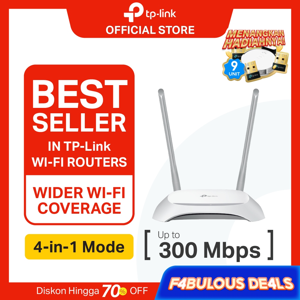 TP-Link TL-WR840N | 300Mbps WiFi N Router I IPv6 IPTV | Router | Access Point | Extender | WPA3