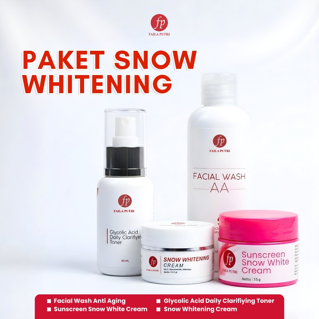 FAILA PUTRI - Skincare Set - Paket Whitening Expres - 4pcs