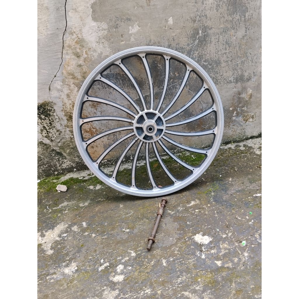 Velg kipas Alloy racing sepeda ban 20" merk HY TAPAK LEBAR BELAKANG  aja murah