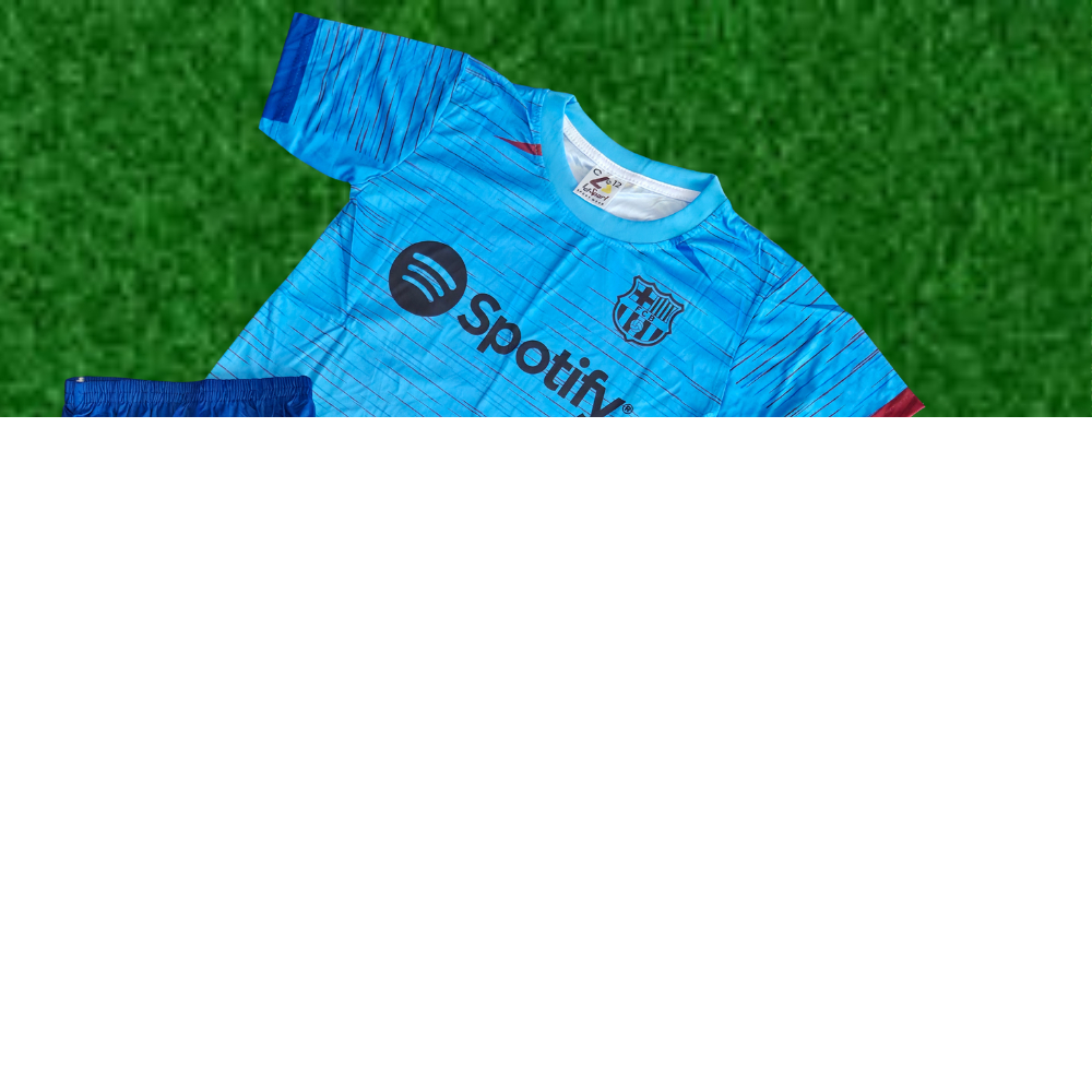 Baju Bola Anak Laki Laki Barcelona Away 2023 2024 PRINTING PREMIUM