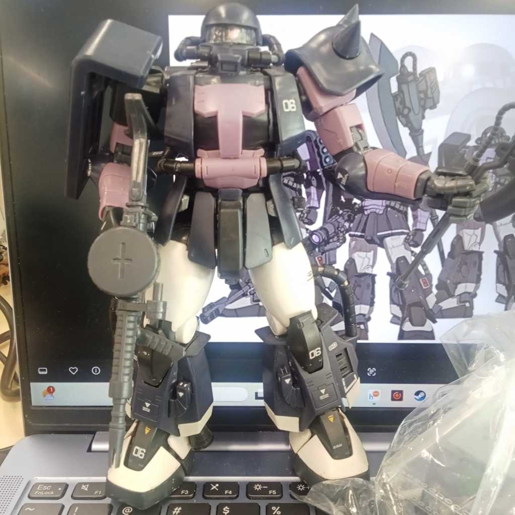 Zaku Tristar 1/100 Compatible MG Model Kit • Hongli 1/100 • Second