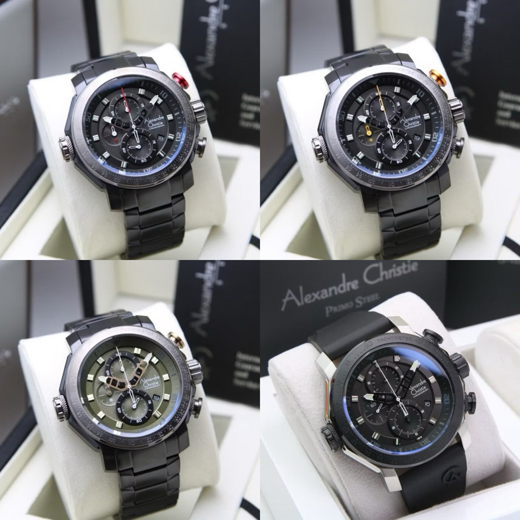 Jam Tangan Pria Alexandre Christie 6565 AC6565 AC 6565MC (ORIGINAL)