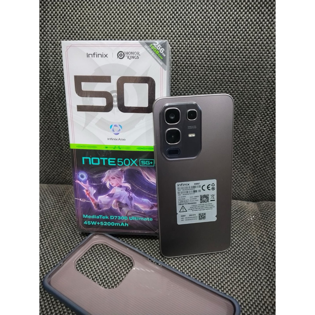 Infinix Note 50x 5G+ 8/256 Second Resmi Indonesia