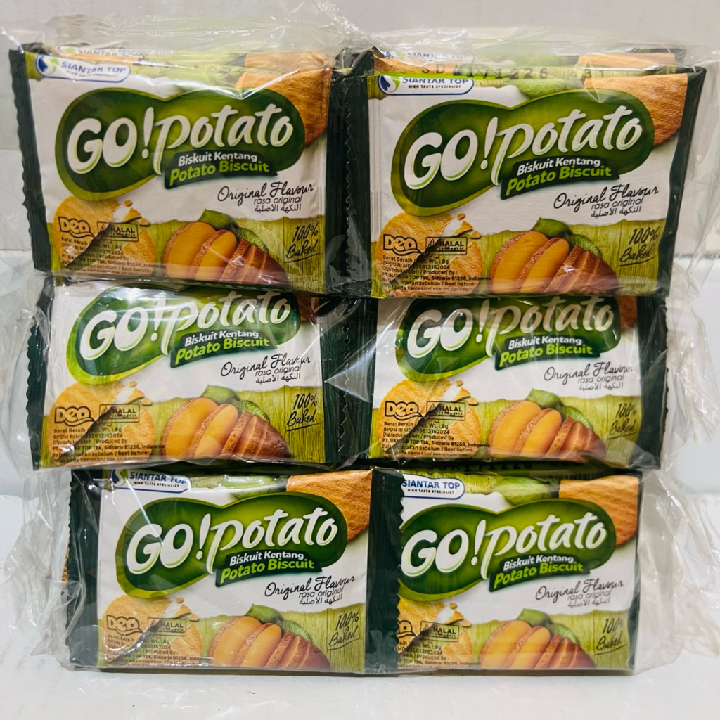 Go Potato Renceng Biskuit Kentang Siantar Top