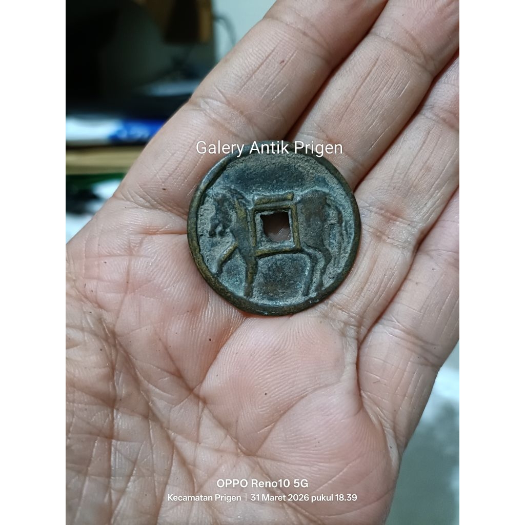 koin gobog kuda era majapahit barang temuan