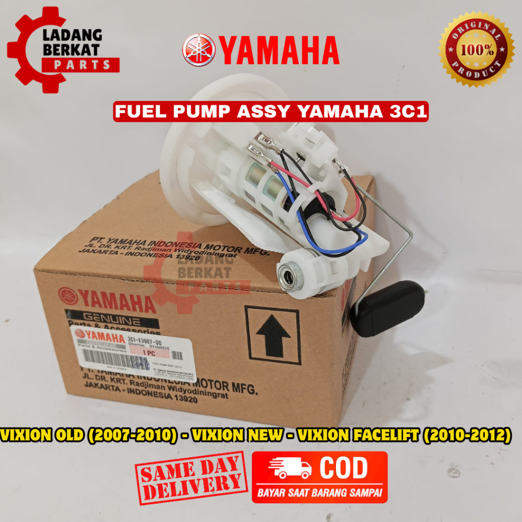 FUEL PUMP ASSY ORIGINAL YAMAHA 3C1 | MOTOR VIXION OLD (2007-2010), VIXION NEW, VIXION FACELIFT (2010