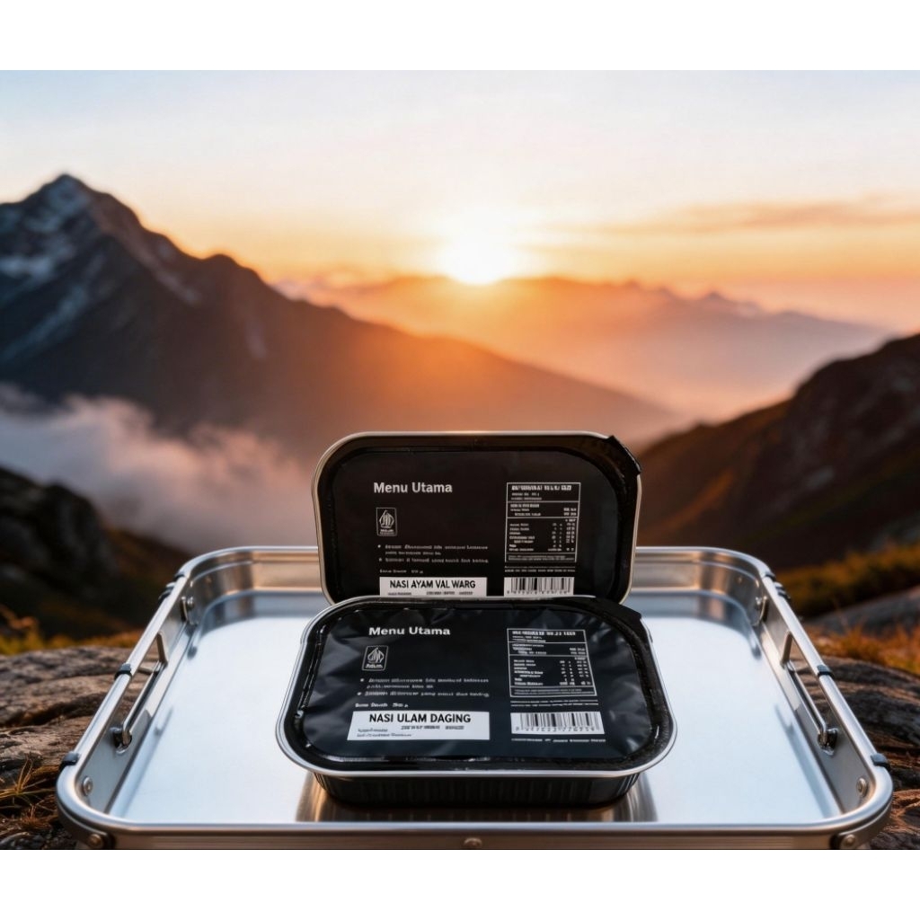 Ransum Nasi Naraga Makanan Darurat TNI Siap Saji | Survival Food Camping Hiking Outdoor Praktis
