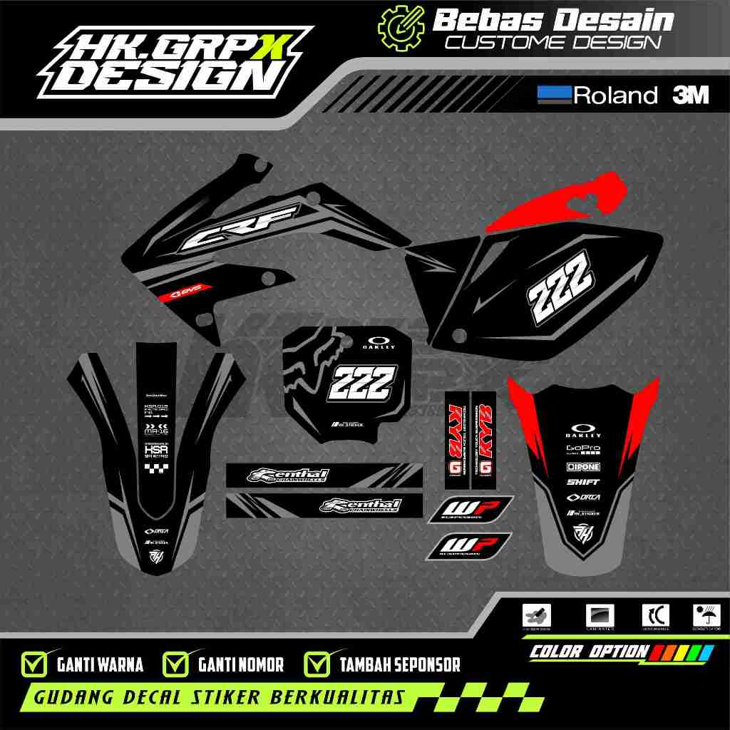 DECAL CRF 150L/CRF 230/CRF 250